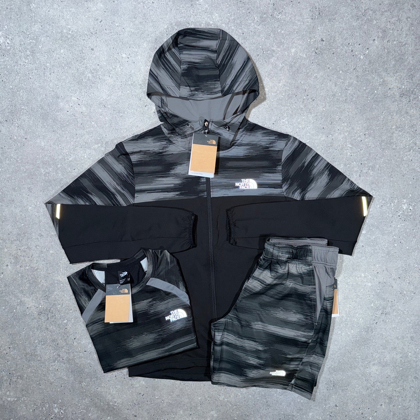 The north face 24/7 tri set (black)