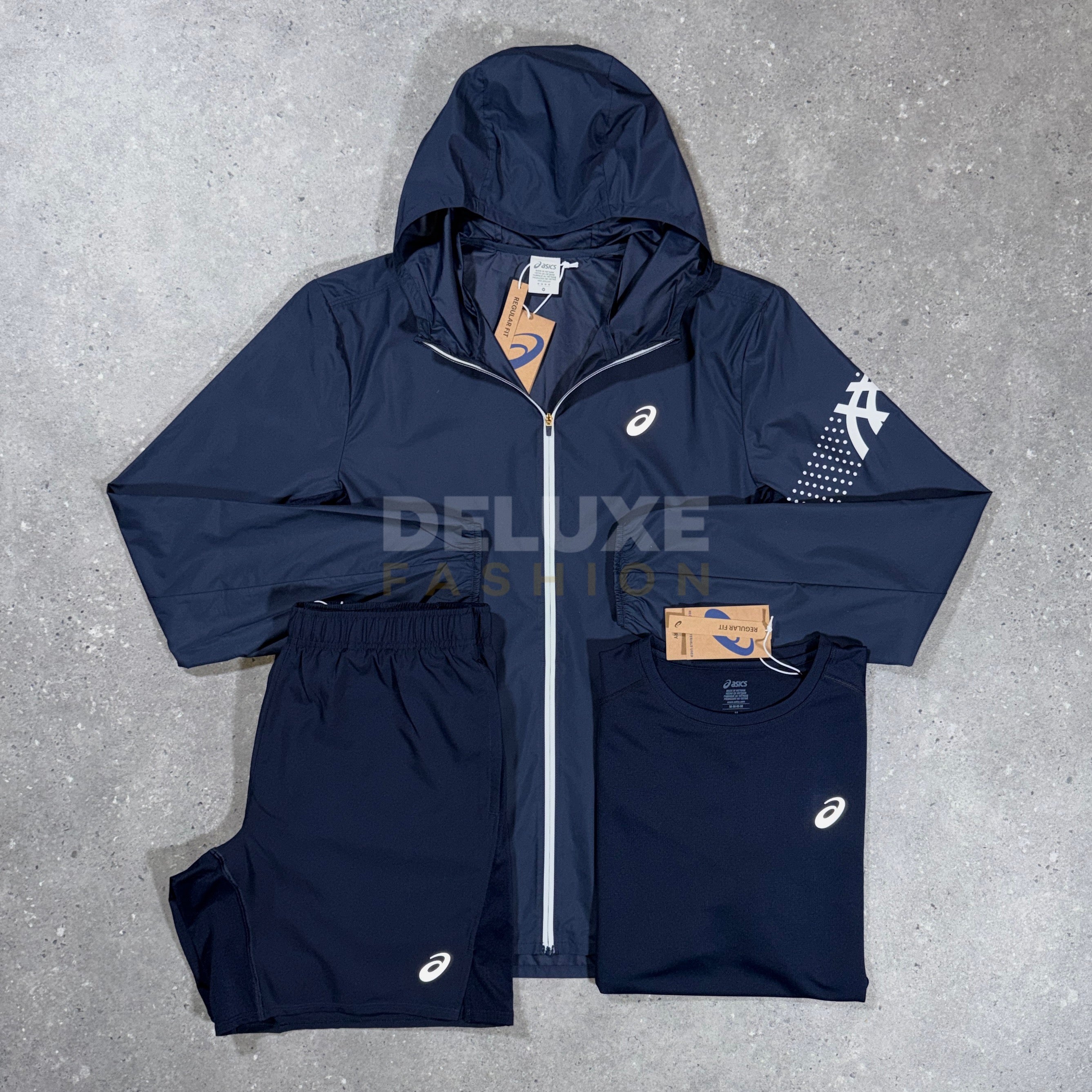 Asics icon tri set (navy)