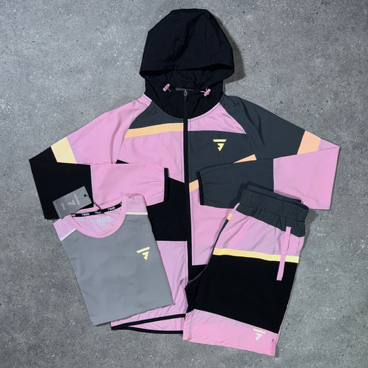 Griid panel tri set set (pink)