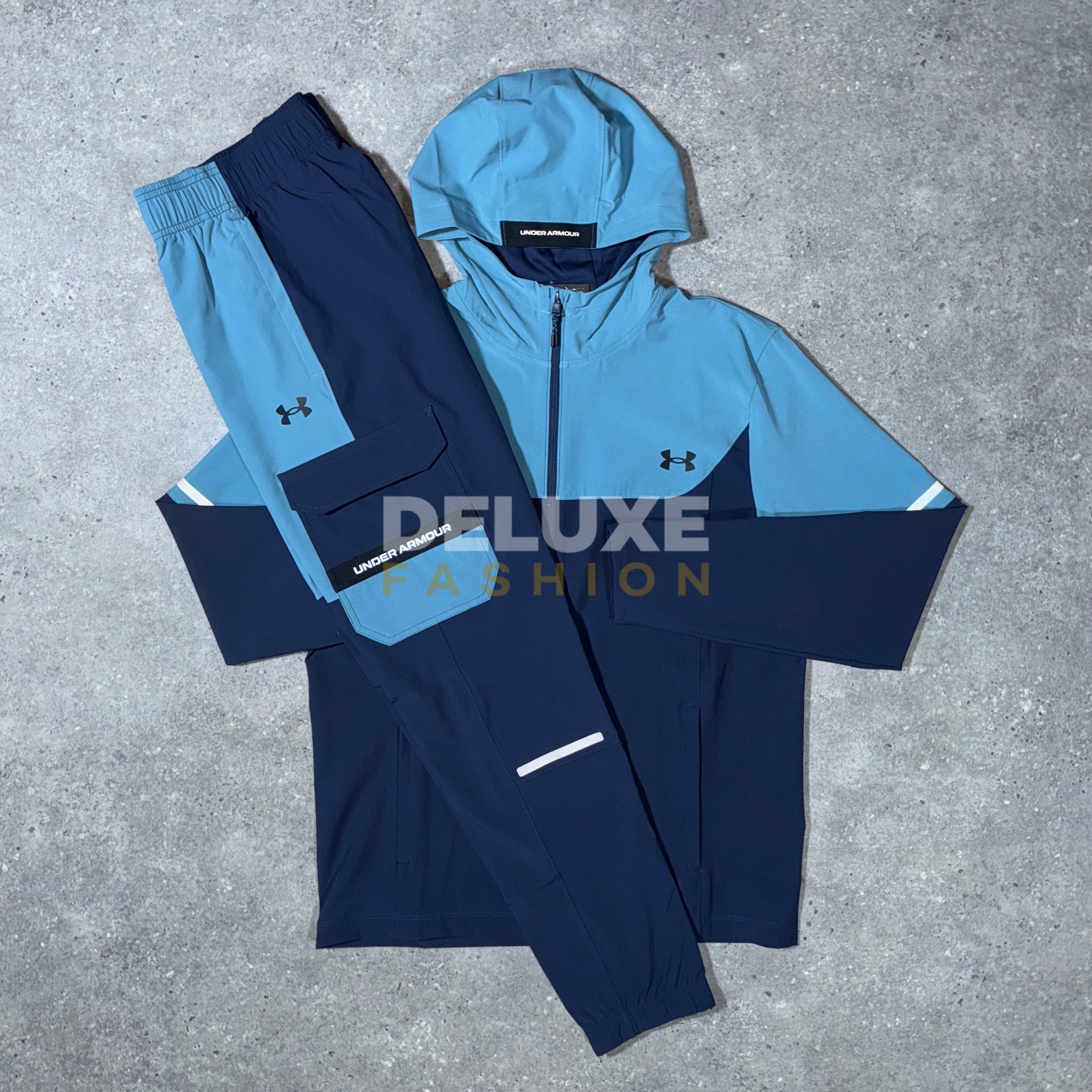 Under armour tech woven tracksuit (blue)
