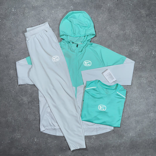 Nike miler jacket tri set (mint/dust)