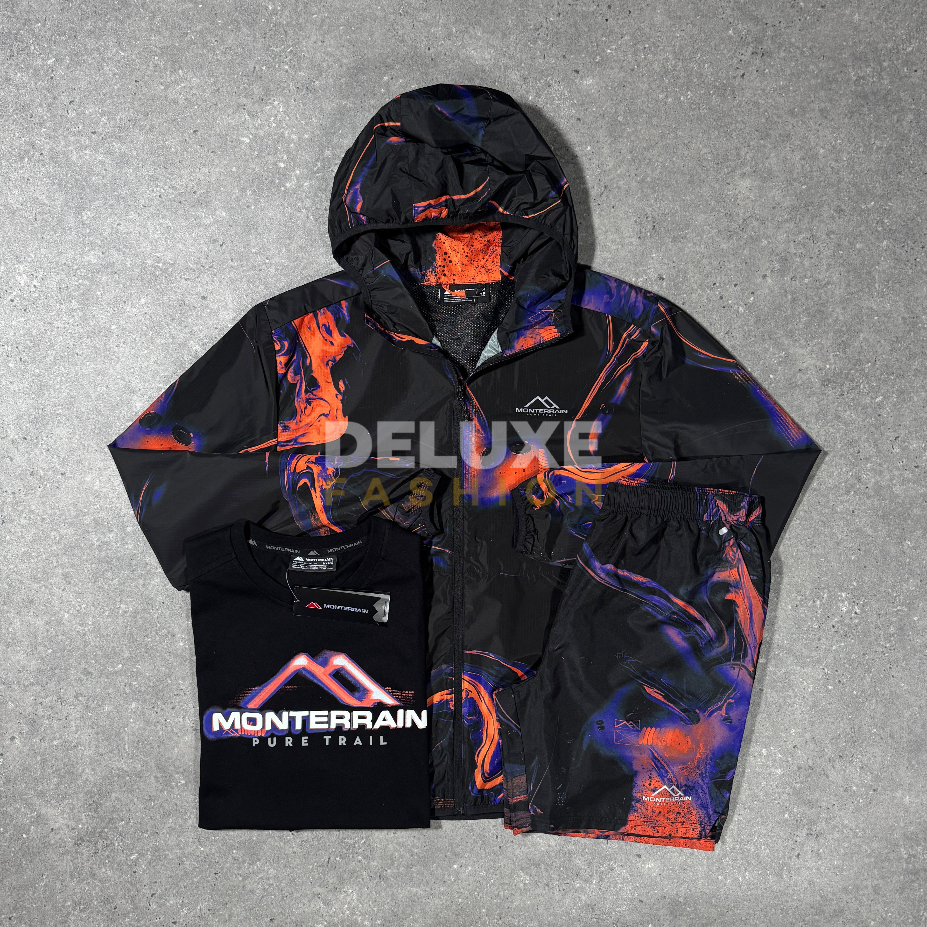 Monterrain galaxy tri set (black/purple)*