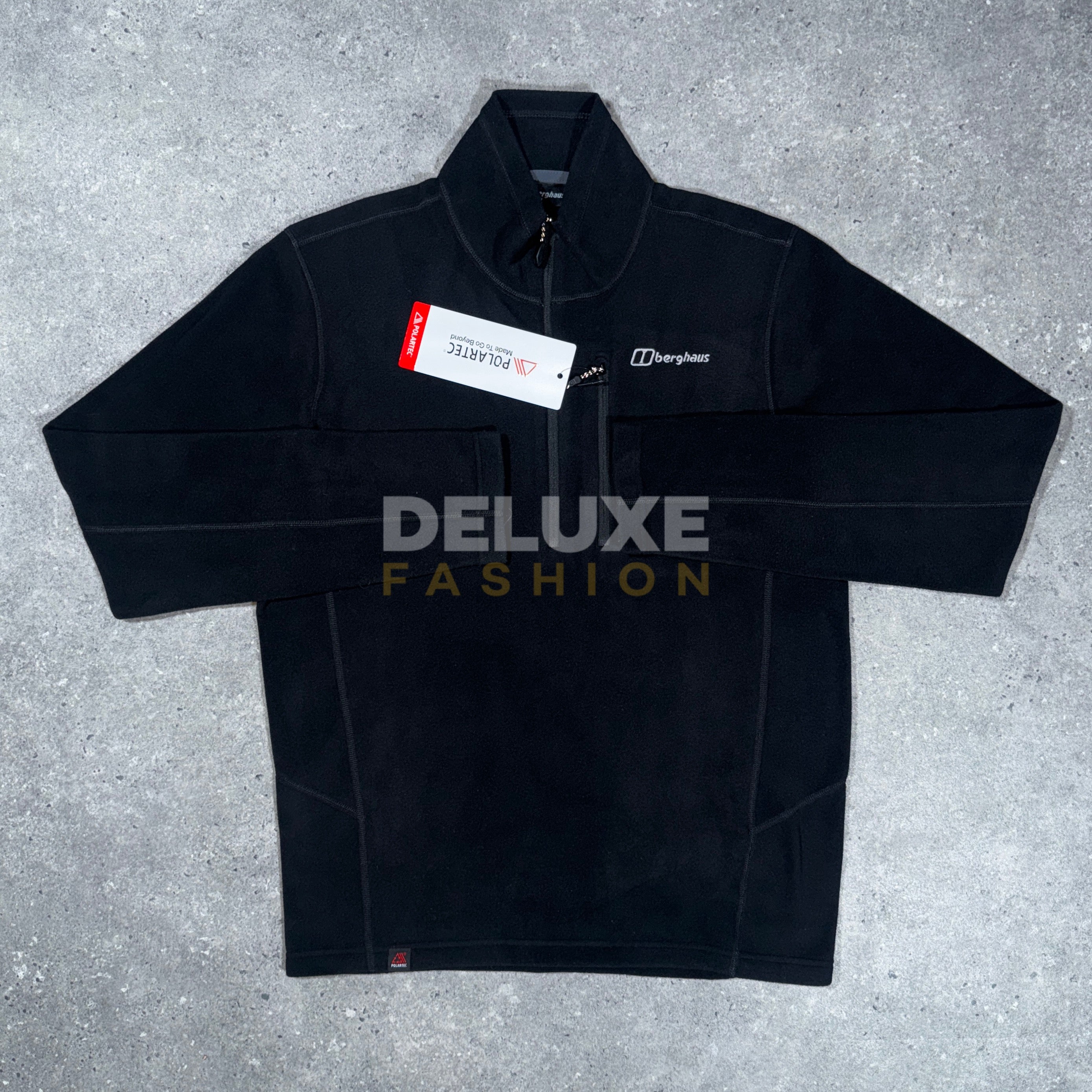 Berghaus 1/4 zip fleece (black)