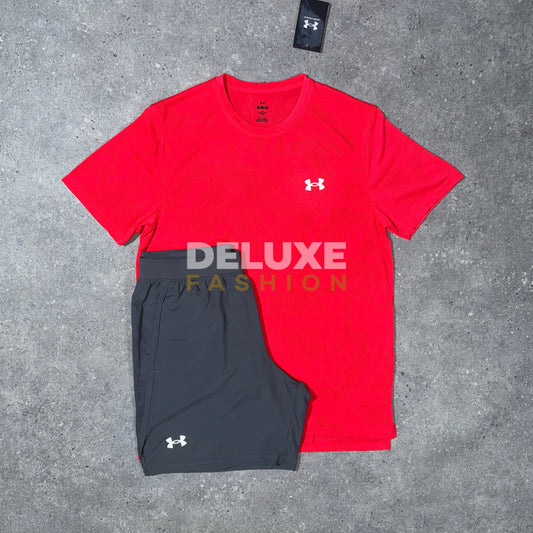Under armour camo tech set (red/grey)