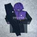 Montirex trail tracksuit (black/purple)*