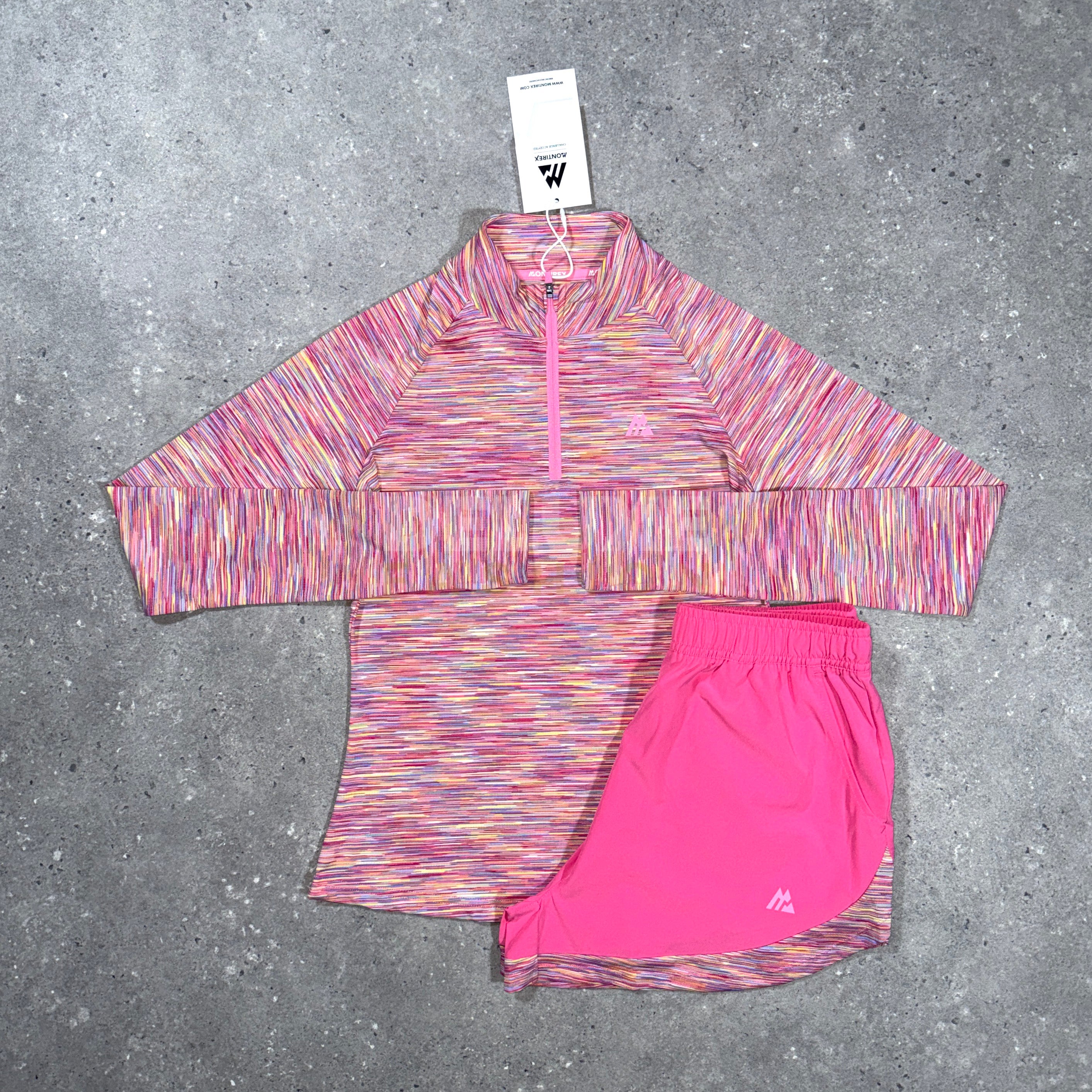 Montirex trail 1/4 zip set (candy) women’s