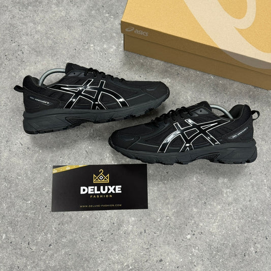 Asics gel trainers (black/silver)