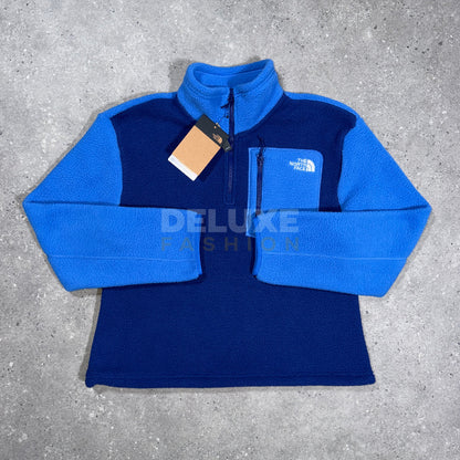 The North Face Women's 1/4 Zip Fleece Set - Blue