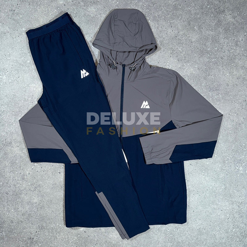 Montirex swish tracksuit (grey/navy)