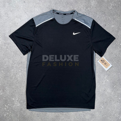 Nike Miler 1.0 T-Shirt Pants Set – Black/Grey