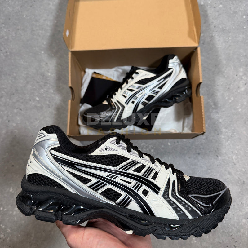 Asics Gel-Kayano 14 trainers in black/cream