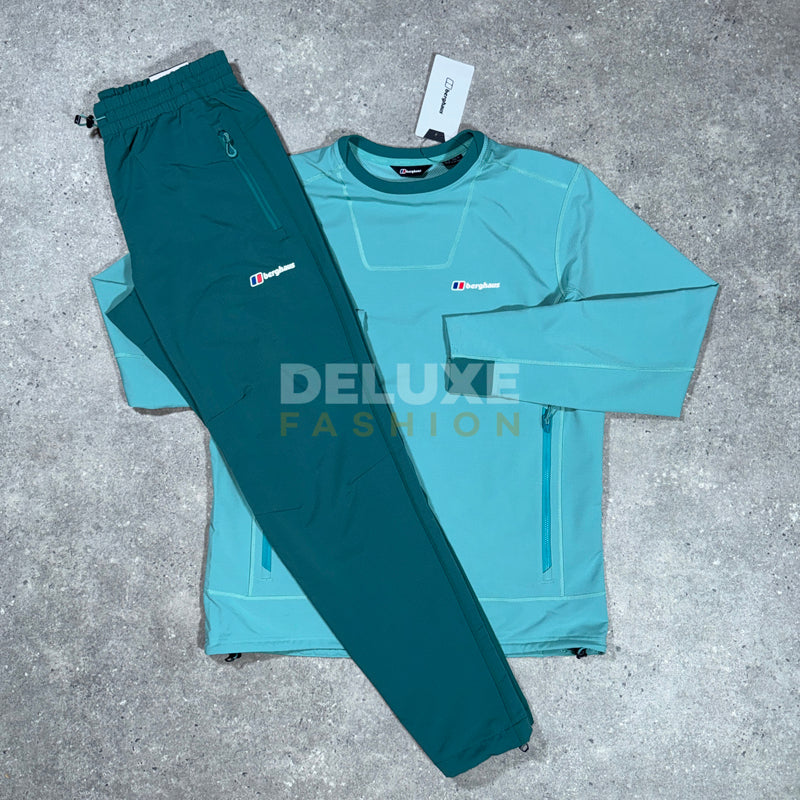 Berghaus Softshell Jumper Set - Storm Green
