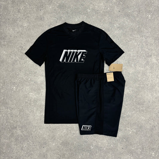 Nike dri fit set (black)