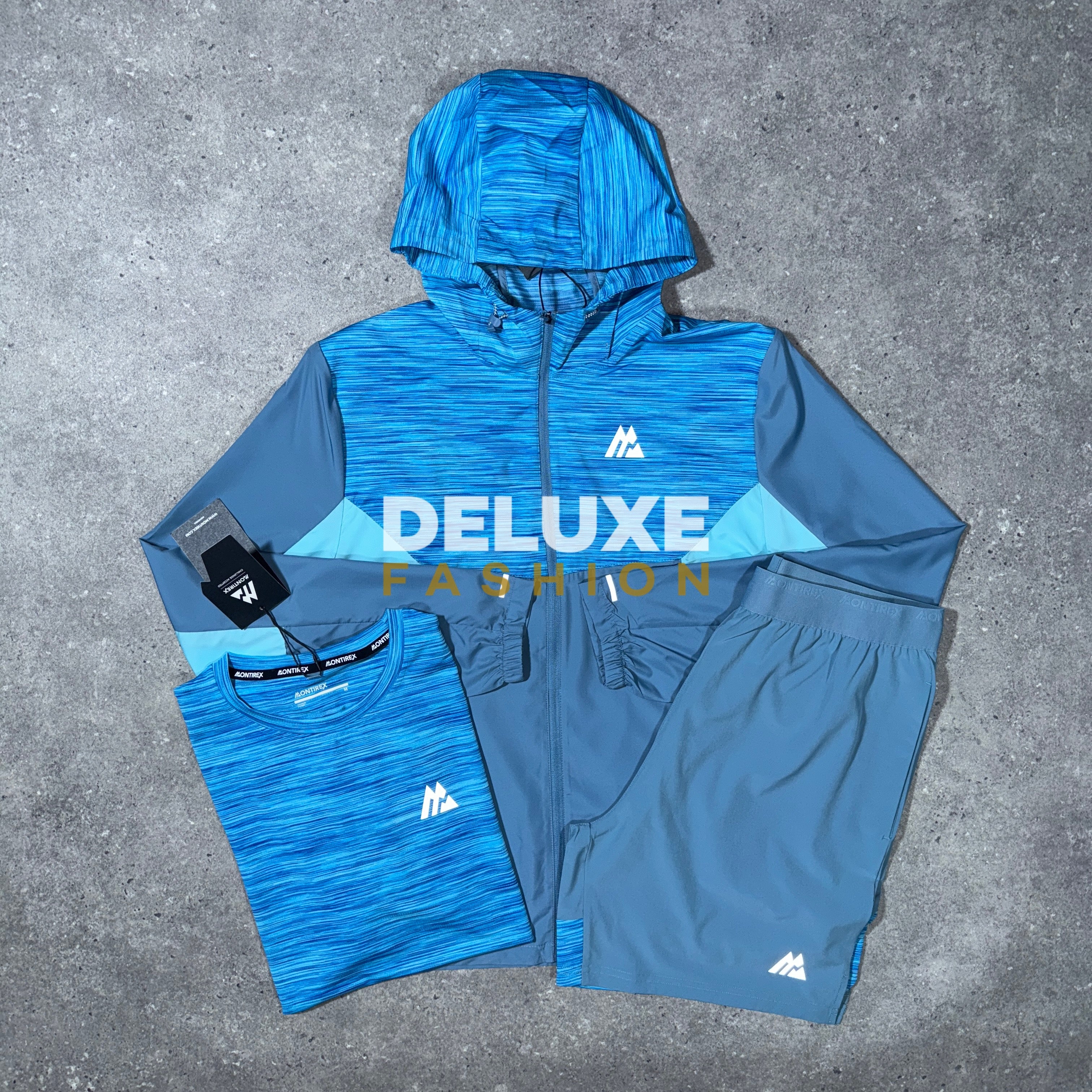 Montirex jacket tri set (blue)