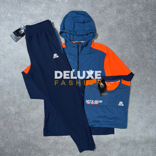 Montirex mtx city tracksuit set (blue/orange)