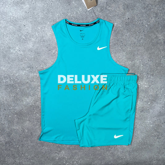 Nike miler vest 2.0 challenger set (blue)