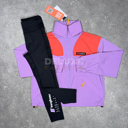Berghaus Women's Mountain Windbreaker Set - Lilac/Black