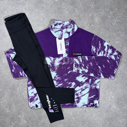 Berghaus Women's Mountain 1/4 Zip Fleece Set - Purple