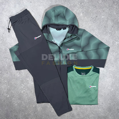 Berghaus Print Tracksuit Set - Green/Grey
