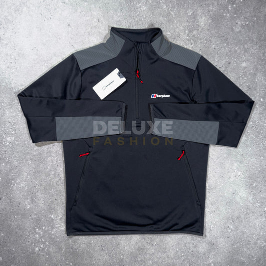 Berghaus Poly 1/2 Zip Jumper - Black