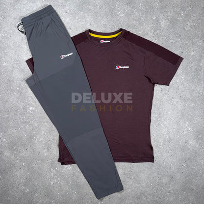 Berghaus Farn T-Shirt Set - Burgundy