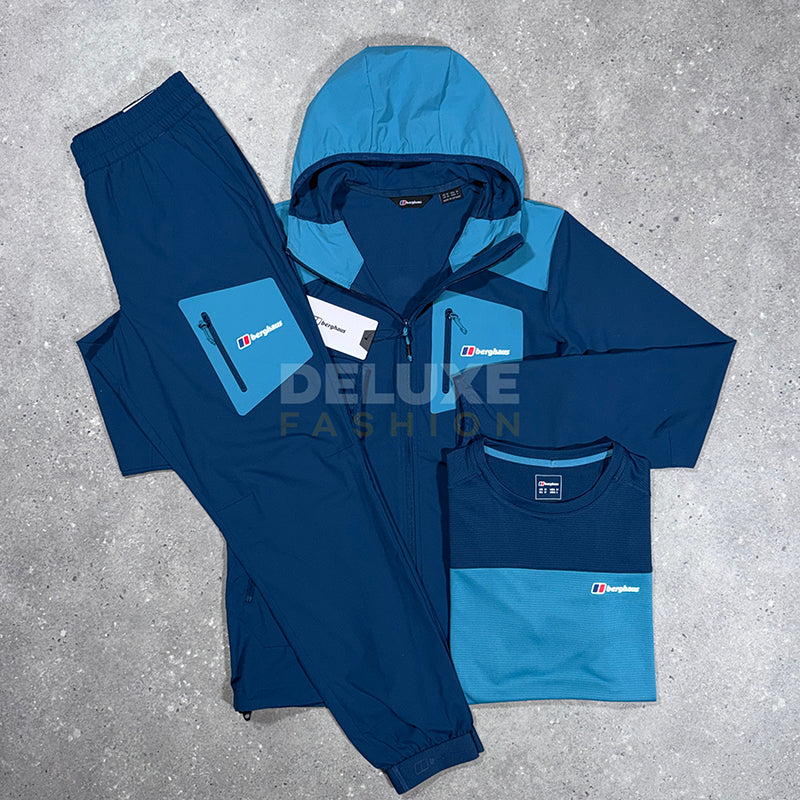 Berghaus malhamdale tracksuit set (blue)