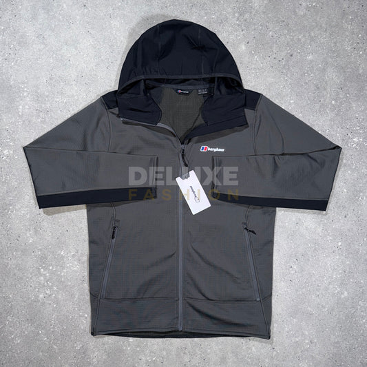 Berghaus Cotton Peak jacket in Black/Grey