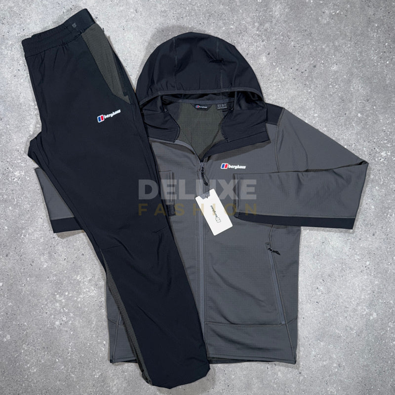 Berghaus Cotton Peak  Tracksuit - Black/Grey