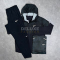 Nike rave tracksuit set (black/green)
