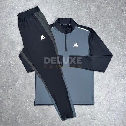 Montirex Tri 1/4 Zip Set - Black/Grey