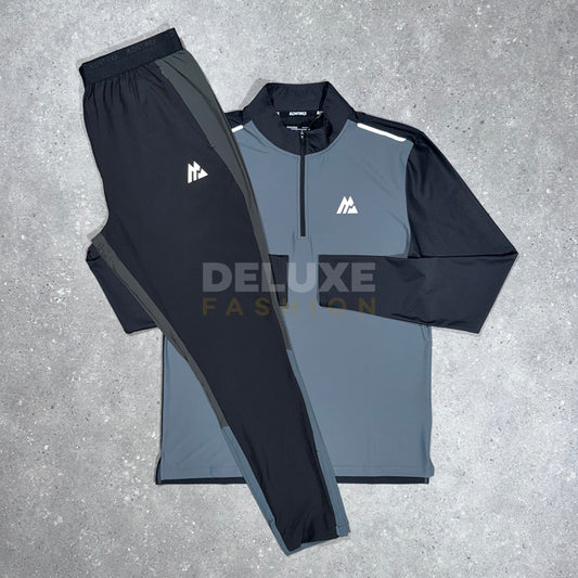 Montirex Tri 1/4 Zip Set - Black/Grey