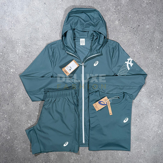 Asics Icon Road tri set in teal