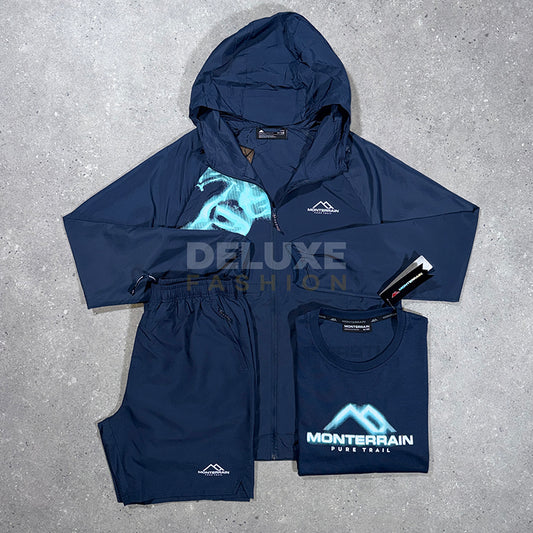 Monterrain Rise tri set in blue