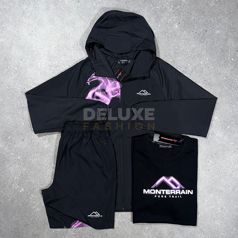 Monterrain Rise tri set in black