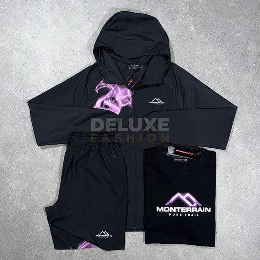 Monterrain Rise tri set in black