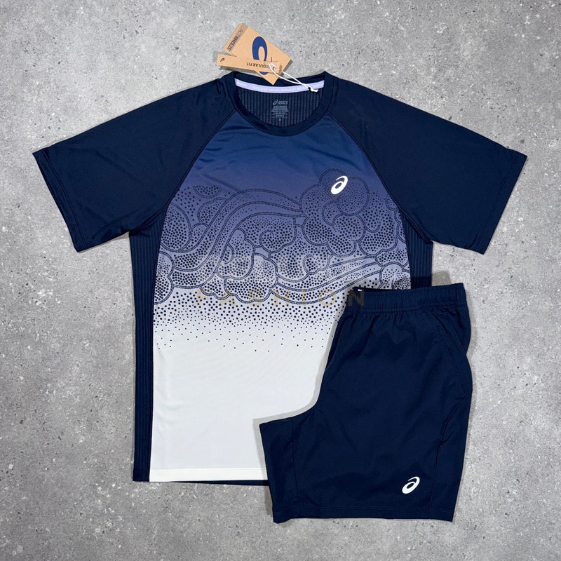 Asics Ibuki Court Set - Navy