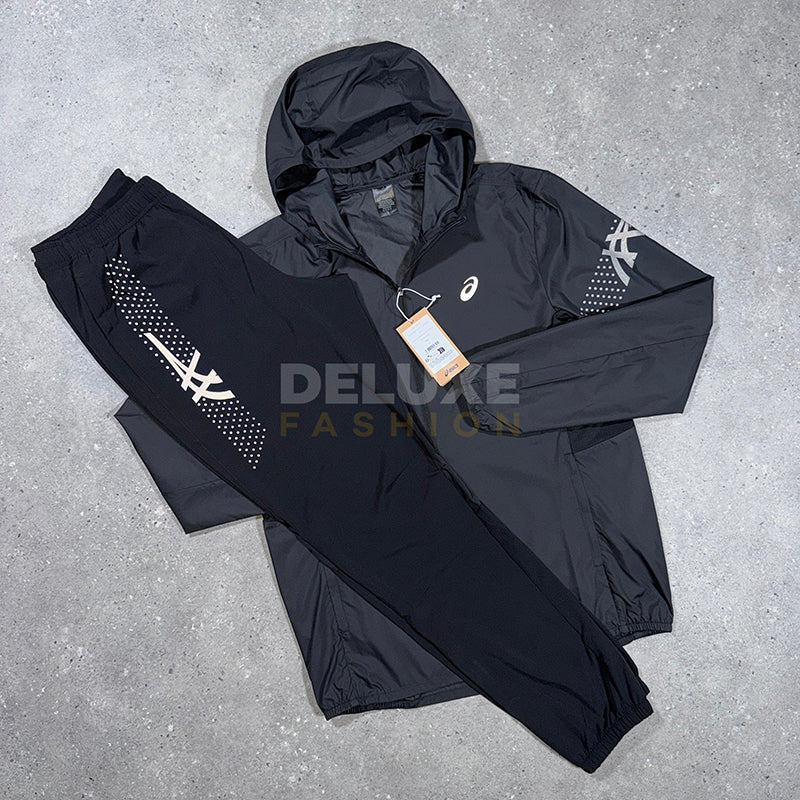 Asics icon road tracksuit set (black)