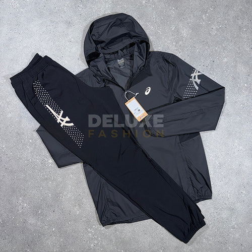 Asics icon road tracksuit set (black)