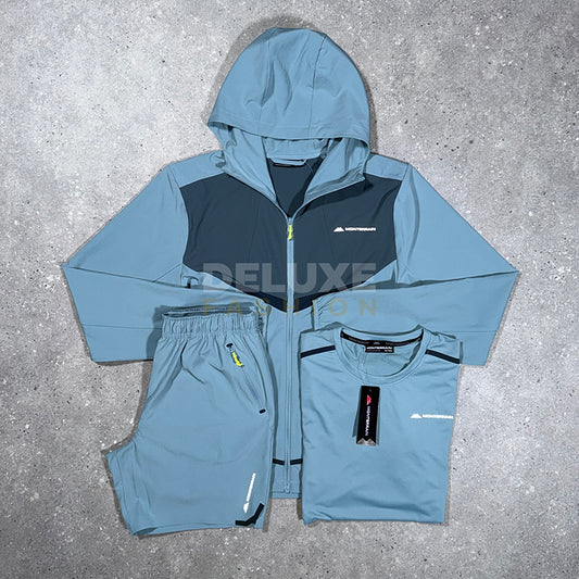Monterrain Tactic tri set in blue