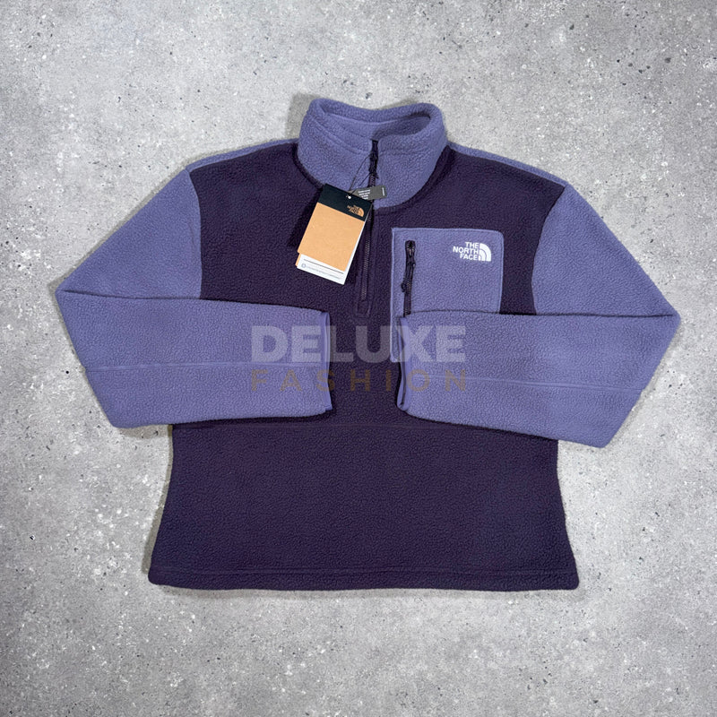 The North Face Women's 1/4 Zip Fleece Set - Purple