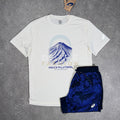 Asics trail set (white/blue)