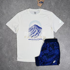 Asics trail set (white/blue)