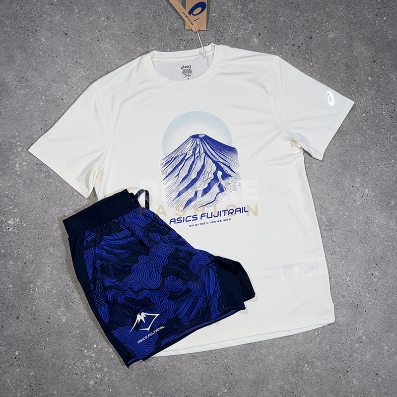 Asics trail set (white/blue)