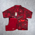 Nike repel rave windbreaker tri set (red)