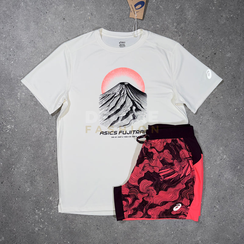 Asics trail set (white/pink)