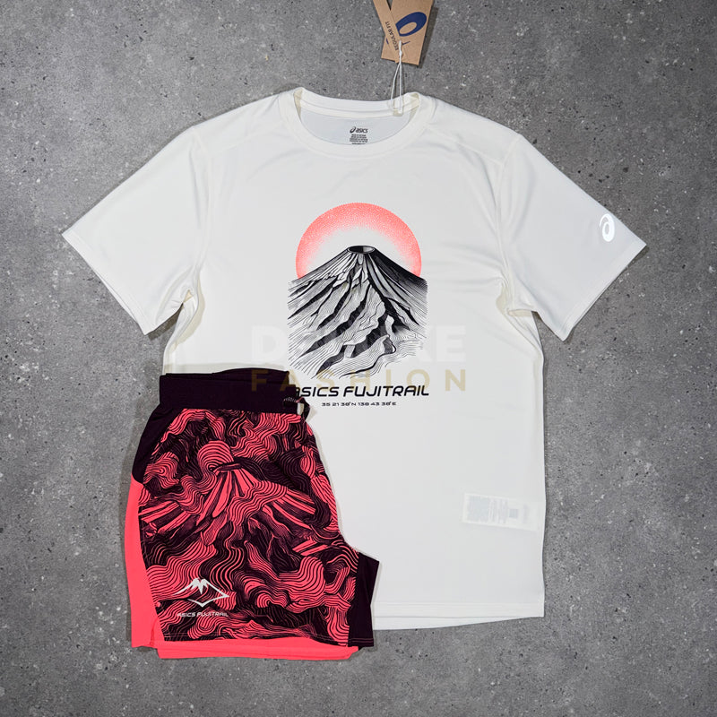 Asics trail set (white/pink)