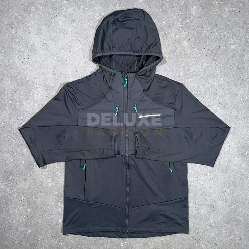 Monterrain Hybrid Puffer Jacket - Steel