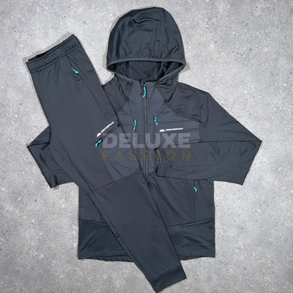 Monterrain Hybrid Puffer Tracksuit - Steel