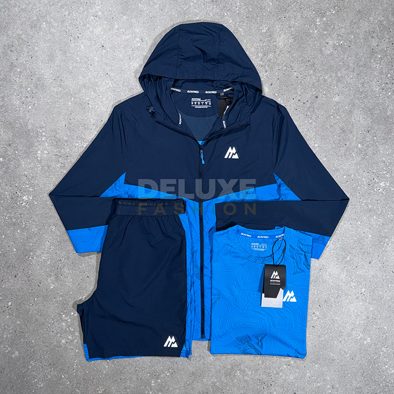 Montirex Ground tri set in navy/blue